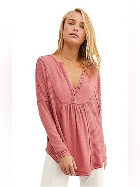 Free People Leo Henley Top